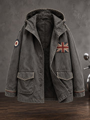 Men's UK Music Lover Mods Art Printed Jacket