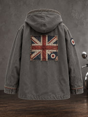 Men's UK Music Lover Mods Art Printed Jacket