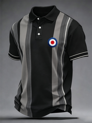 Men's UK Music Lover Mods Culture Printed polo shirt