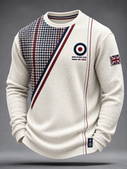 Men's Uk Paul Weller Mod Culture Waffle Long Sleeve T-Shirt