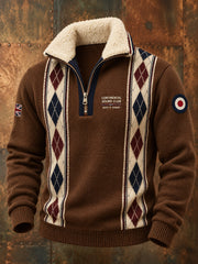Men's Paul Weller Mod Culture Fleece-Lined Stand-Collar Sweatshirt
