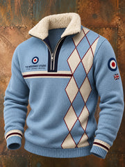 Men's Paul Weller Mod Culture Fleece-Lined Stand-Collar Sweatshirt