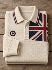 Men's UK Music Lover Mods Art Printed Casual Tops