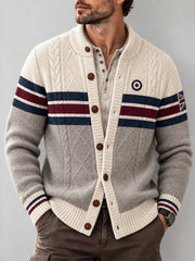 Men's Modern Culture Graphic Knit Cardigan
