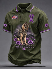 Men's Lest We Forget They Had No Choice Print Shirt