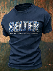 Men's UK Scotland Football Lover 2026 Printed T-shirt