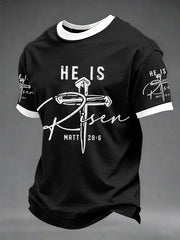 Men's Christian Cross Print Tee