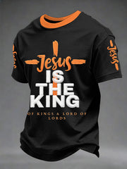 Men's Jesus Is The King Print Tee