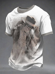 Men's Pop Music Character Printed T-shirt