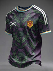 Unisex UK Scotland Football Lover 2026 Printed T-shir