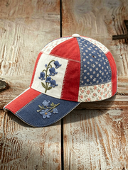 Unisex Bluebell Print  Hat