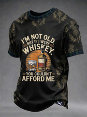 Men's Funny Scotch Whisky Short Sleeve T-shirt