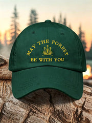 Unisex Resort May The Forest Be With You Print Cap