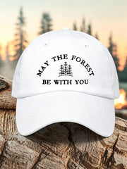 Unisex Resort May The Forest Be With You Print Cap
