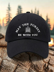 Unisex Resort May The Forest Be With You Print Cap