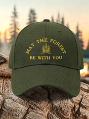 Unisex Resort May The Forest Be With You Print Cap