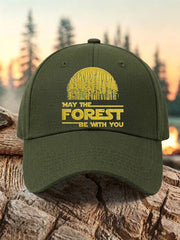 Unisex Resort May The Forest Be With You Print Cap