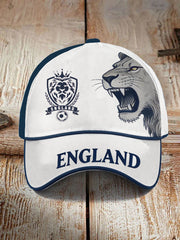 Unisex UK Football Lover England Printed Hat