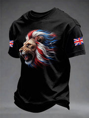 Men's British Lion Printed T-shirt
