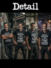 Men's Grumy Man Printed Vintage Fashion Loose Short Sleeve T-Shirt