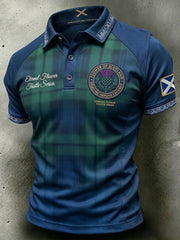 Men's UK Scotland Football Lover 2026 Printed T-shirt