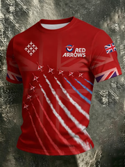 Men's British Red Arrows Print short sleeves t-shirt
