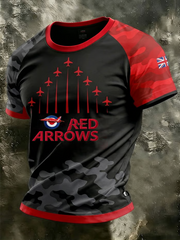 Men's British Red Arrows Print short sleeve t-shirt
