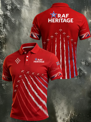 Men's British Red Arrows Print polo shirt