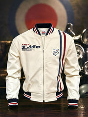 Men's UK Mods Music Lover Printed Monkey Jacket
