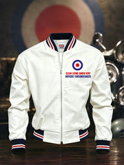 Men's UK Mods Music Lover Printed Monkey Jacket