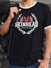 Men's Skinhead Oi! Printed Casual T-shirt