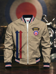 Men's Mods UK Music Lover Printed Monkey Jacket