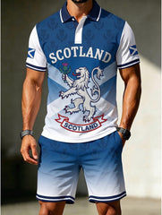 Men's England Football Art Print Suits