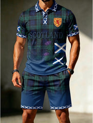 Men's England Football Art Print Suits