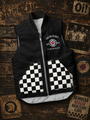 Men's UK Music Lover Skinhead Art Printed Workwear Vest