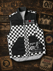 Men's UK Music Lover Skinhead Art Printed Workwear Vest