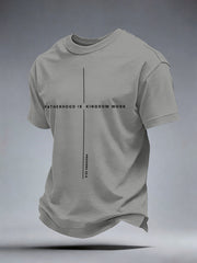 Men's Fatherhood is Kingdom Work Print T-Shirt