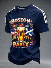 Men's UK Football Lover Scotland Printed short sleeve t-shirt