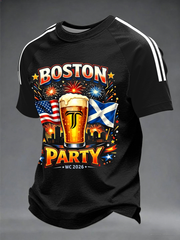 Men's UK Football Lover Scotland Printed short sleeve t-shirt