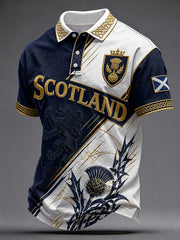 Men's Scottish Football Short Sleeve Shirt