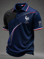 Men's France Le 14 Juillet  Business Printed Shirt