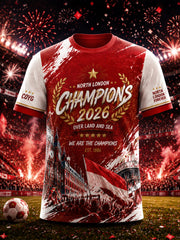 Men's Gift For Football Fans Print Casual Tee