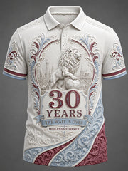 Retro Football Fan Art Print Casual Jersey