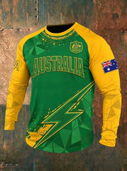 Men's Australian Football Lovers Long-Sleeve T-Shirt