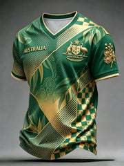 Men's Australian Football Lovers V-Neck T-Shirt
