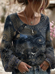 Women's AU Aboriginal Art NAIDOC Week Printed Top