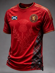 Men's UK Football Lover Scotland Printed short sleeve t-shirt