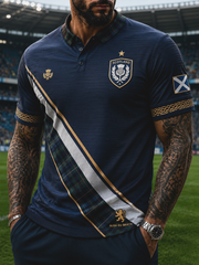 Men's UK Football Lover Scotland Printed polo shirt