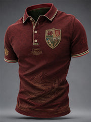 Men's Welsh Dragon Celtic Heritage Printed Shirt