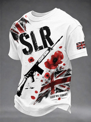 Men's SLR Lest We Forget Printed short sleeves t-shirt